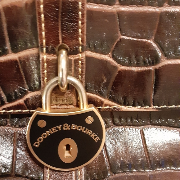 Dooney and Bourke Hobo Croc Print Purse - Picture 4 of 16